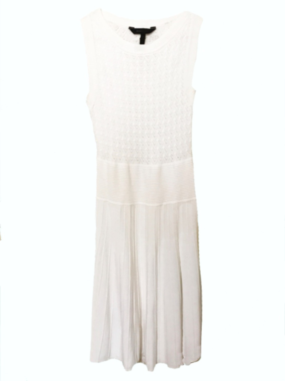 BCBGMAXAZRIA White Knit Dress Size S - Picture 2 of 6
